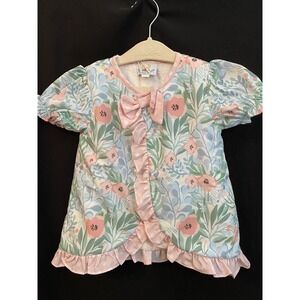 Busy Bees‎ Smocks Floral Swim Cover Up Size 18M/2T Toddler Girls NWT